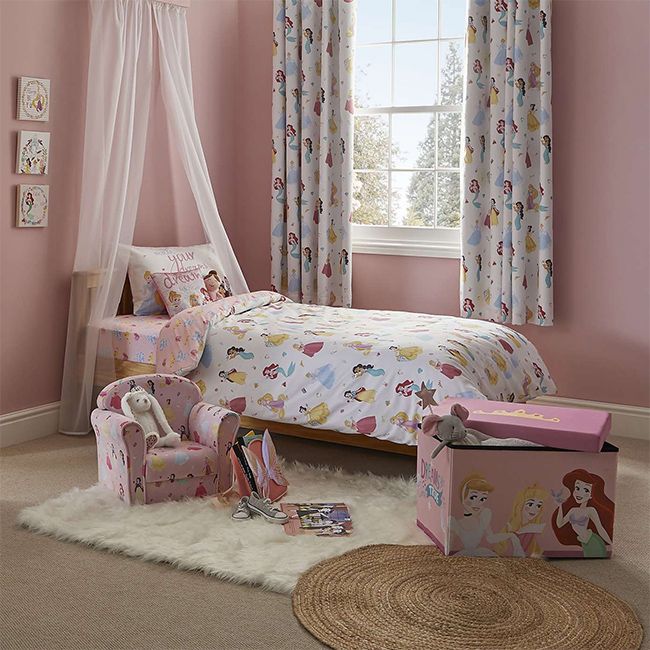 Cool cool bedrooms ideas for girls Https Www Hellomagazine Com Imagenes Homes 2018080961042 Girls Bedroom Ideas 0 441 80 Dunelm Disney Princess Duvet Cover Z Jpg