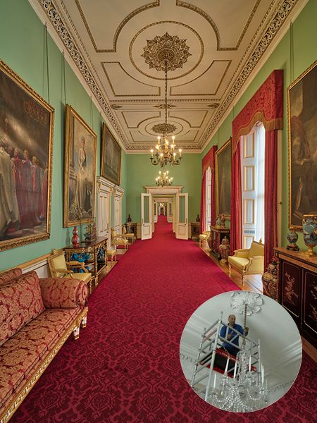 Buckingham Palace Under Renovation Take A Peek Inside Some