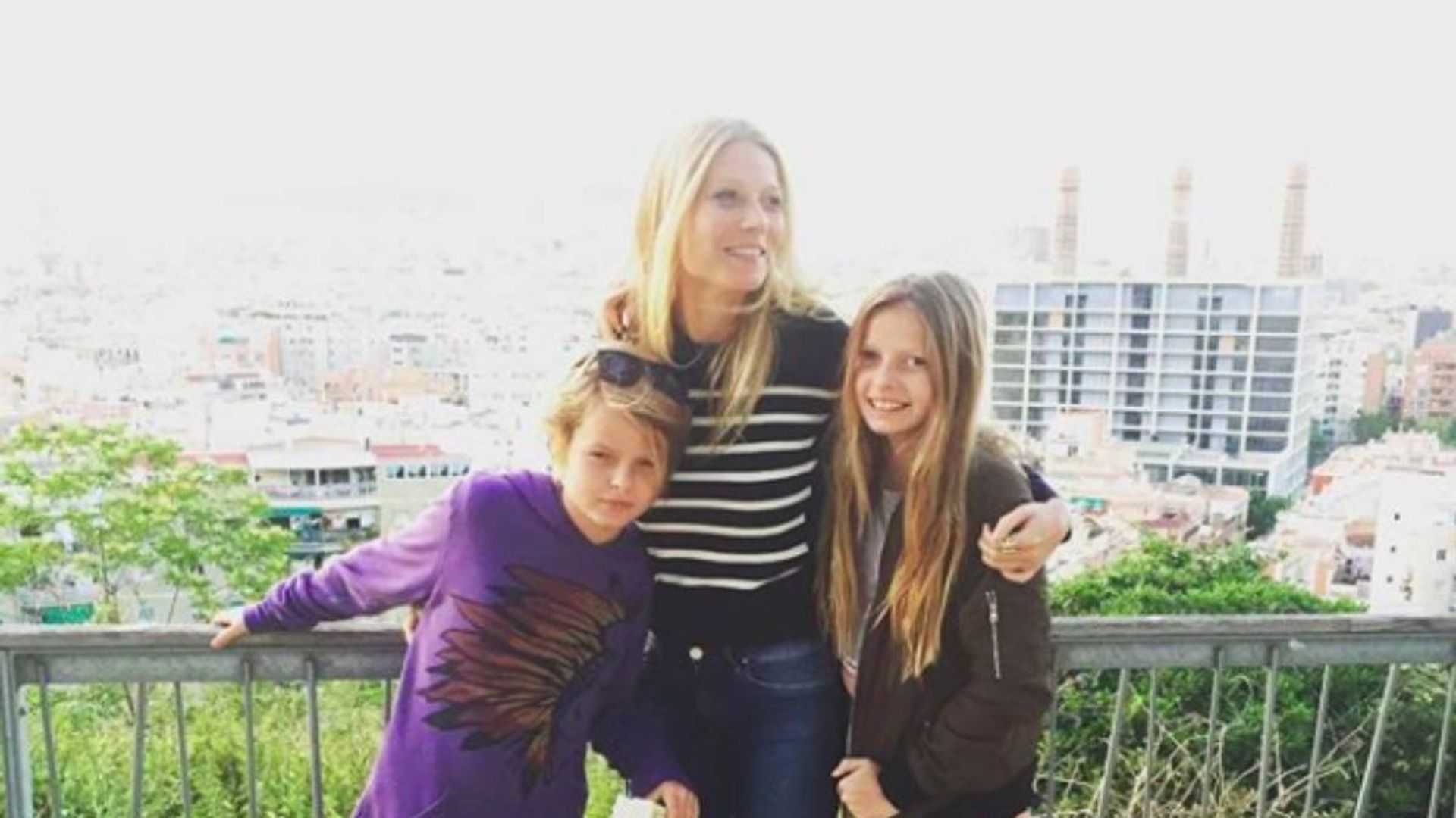Gwyneth Paltrow has the sweetest photos of children Apple and Moses inside her kitchen