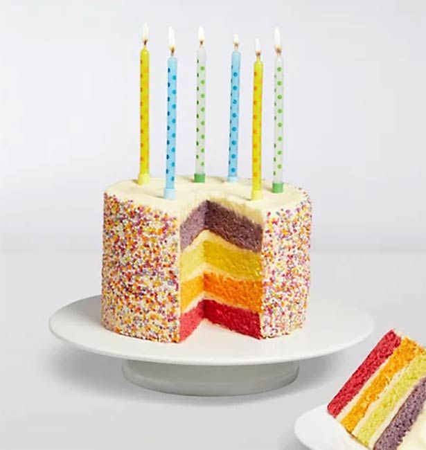 BIRTHDAY CAKE CANDLES {Boland} Cake Decoration/Kids/Party/Multicolour/Glitter
