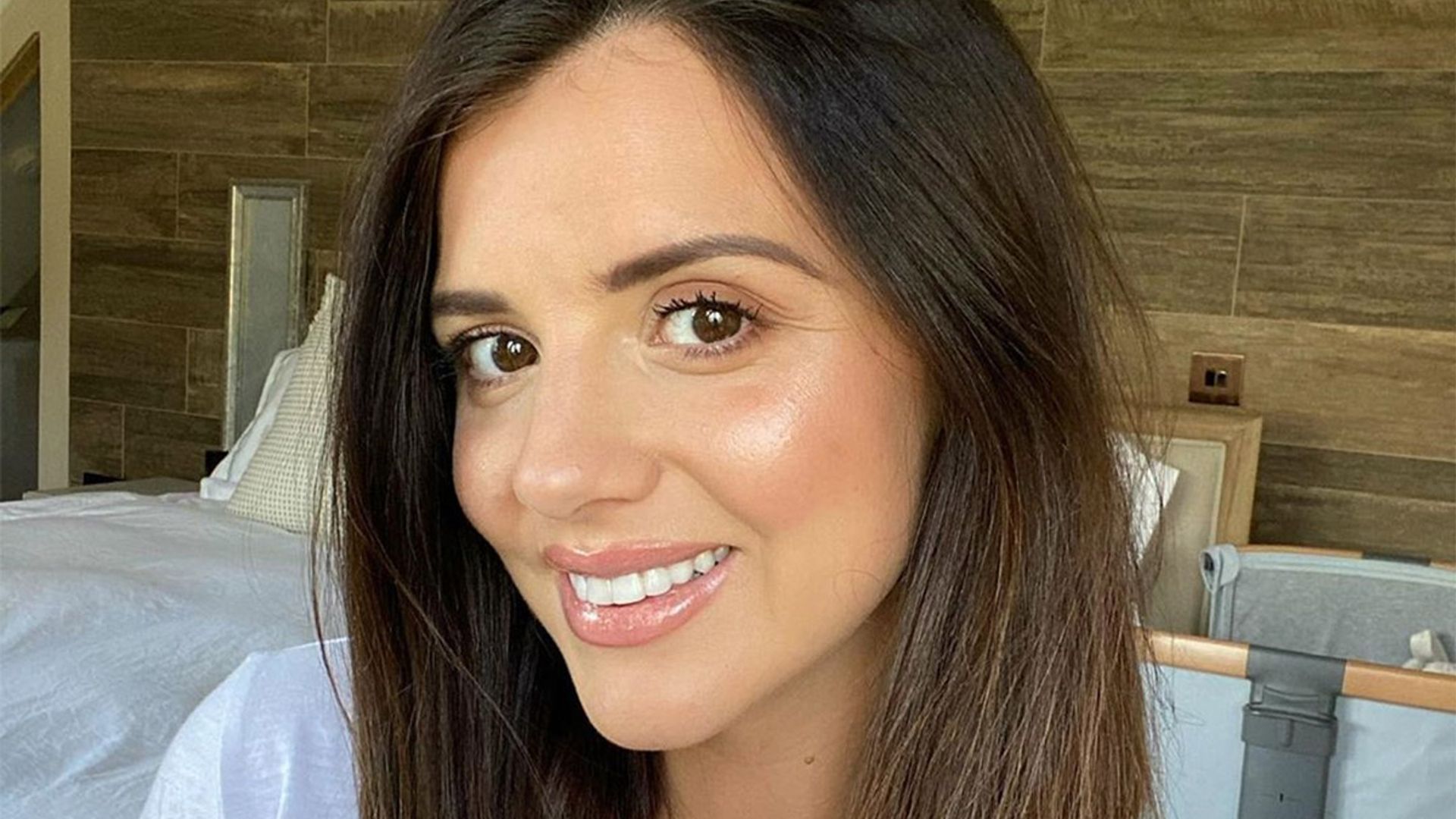 Lucy Mecklenburgh shares a peek at her dreamy bathroom renovation