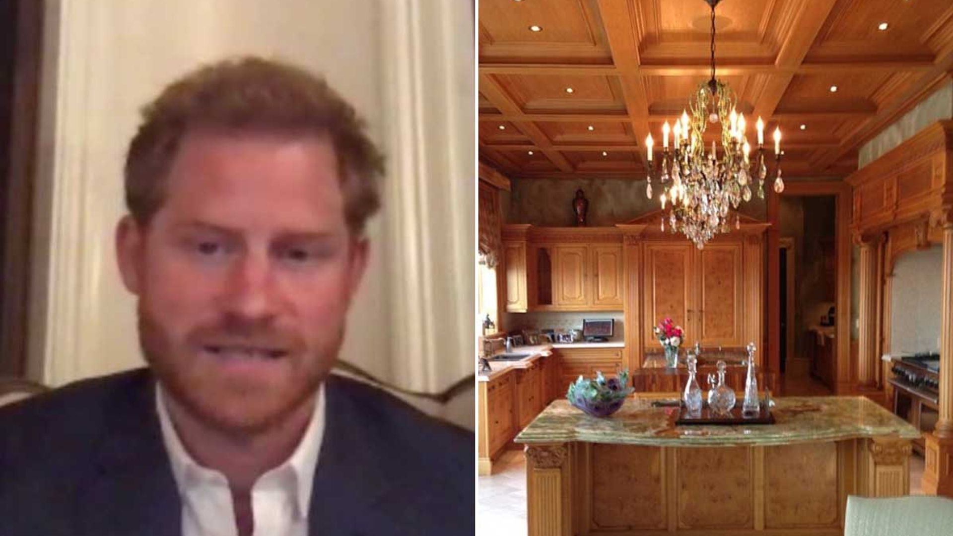 Prince Harry films inside stunning new home with Meghan ...