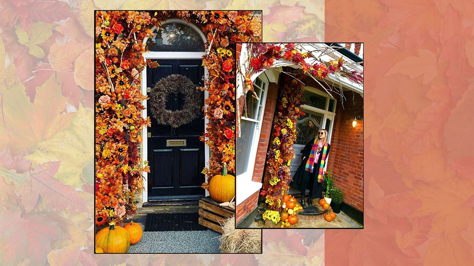 Autumn doorscapes are the homeware craze you need to know for 2020 – just ask Stacey Solomon & Laura Whitmore
