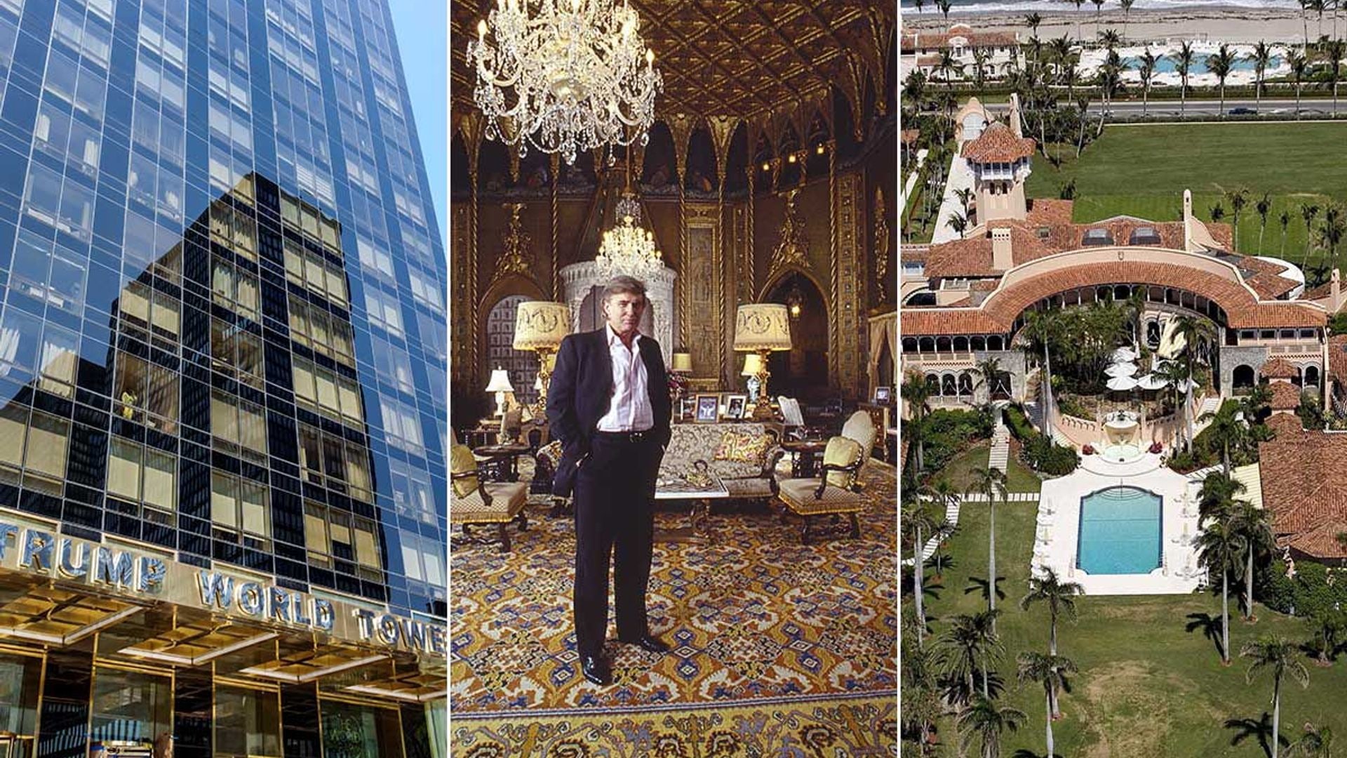 Donald Trump's jaw-dropping homes revealed: Where he will live from January