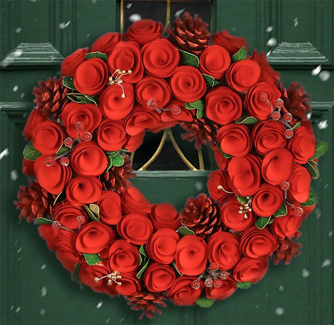 red-roses-wreath