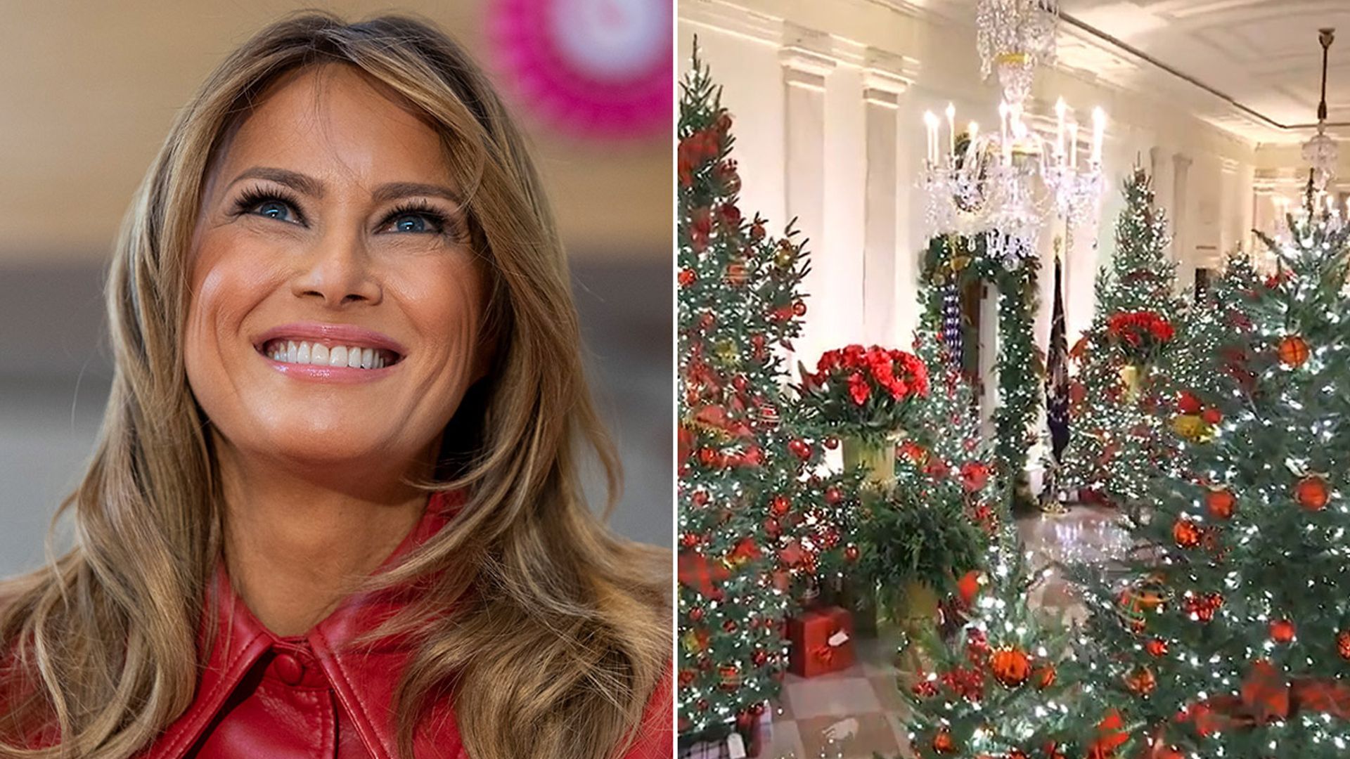 Melania Trump unveils last Christmas decorations in the White House - fans react
