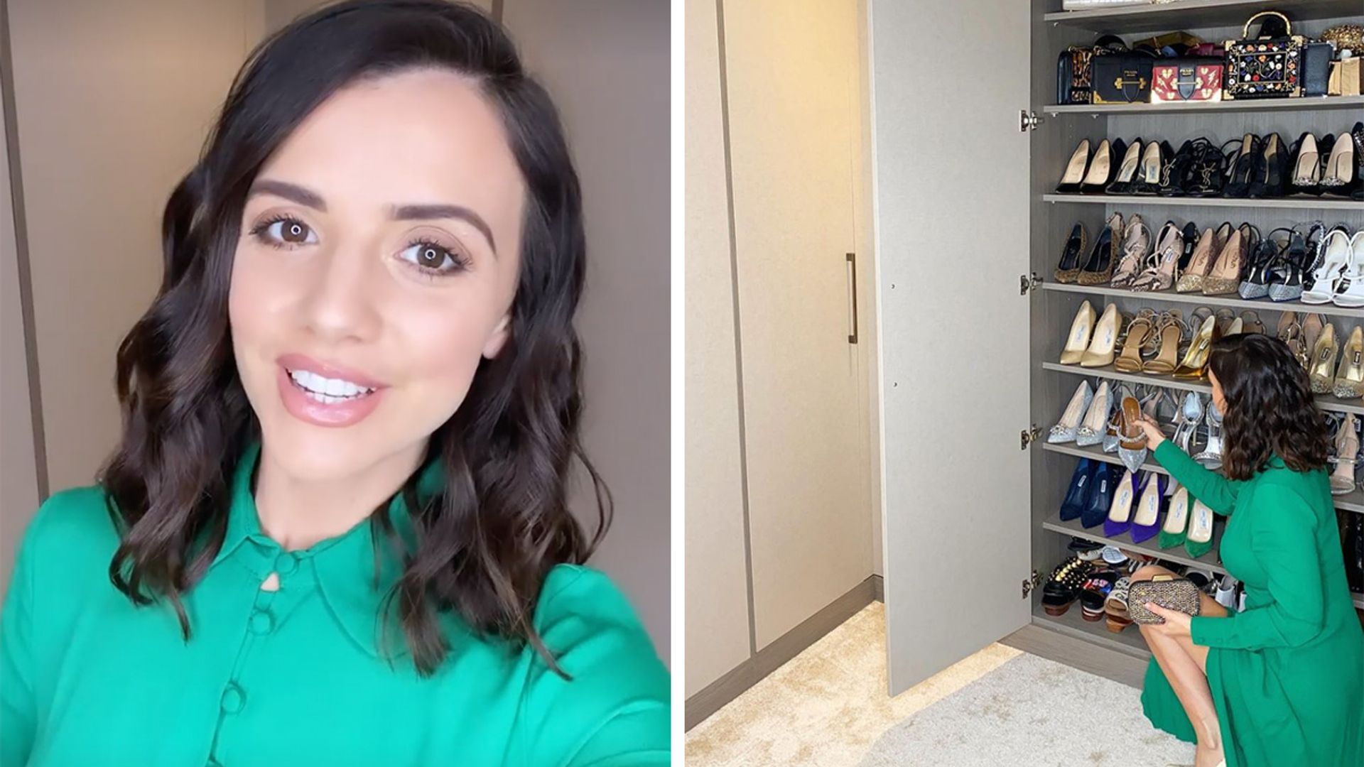 Lucy Mecklenburgh’s new walk-in wardrobe is every girl’s dream – not to mention her shoe collection!