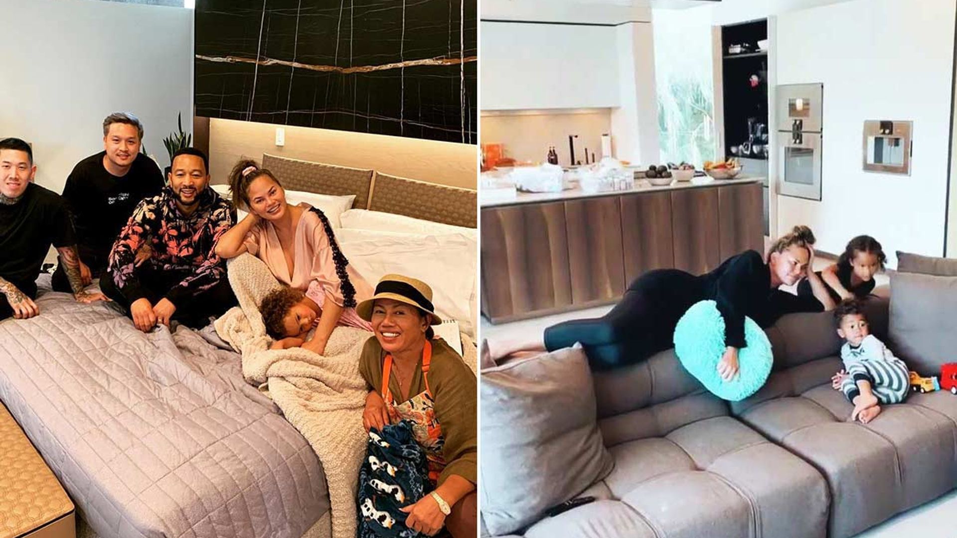 Chrissy Teigen and John Legend's rental home has to be seen to be believed