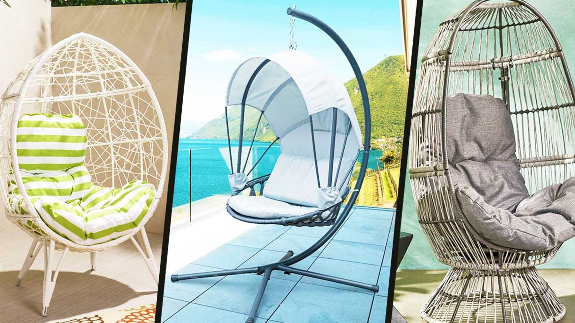 LG Outdoor Deluxe Housse-Egg Chair