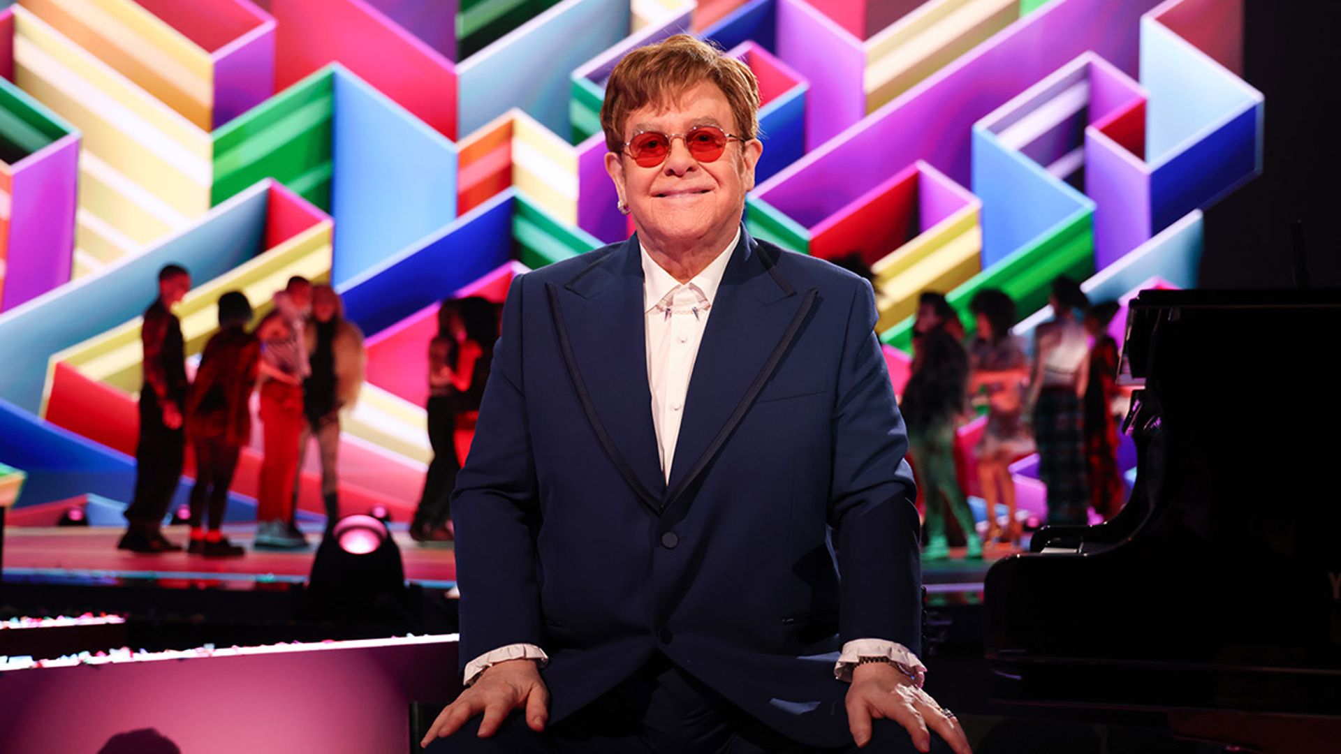 Elton John celebrates major achievement inside lavish living room