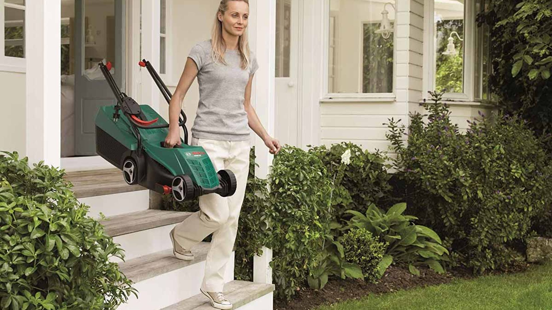 This Bosch mower will help you get the garden of dreams and it's on sale - hurry!