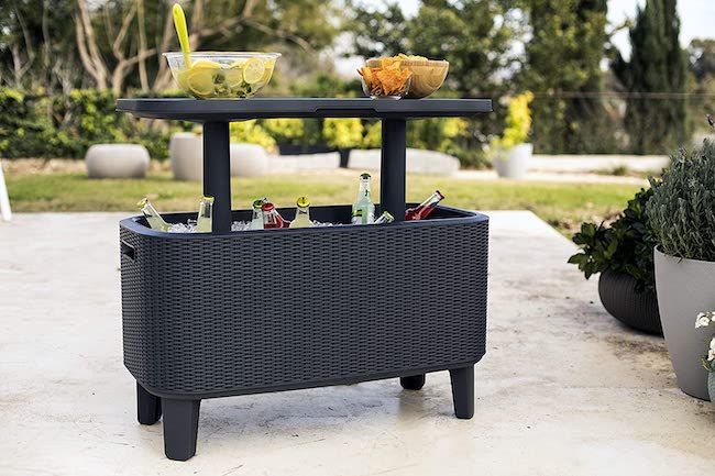 This Ice Cooler Bar Table Has Over 1, Patio Ice Cooler Table