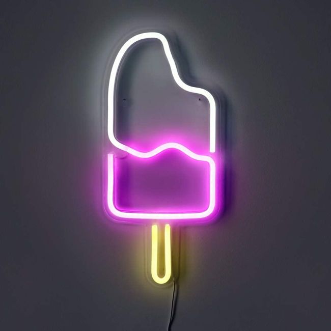 best neon signs ice lolly