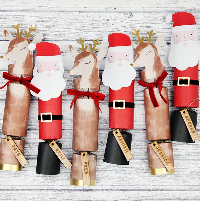 30 x Luxury Christmas Glittered Gift Tags Snowman Robin Father Christmas Xmas