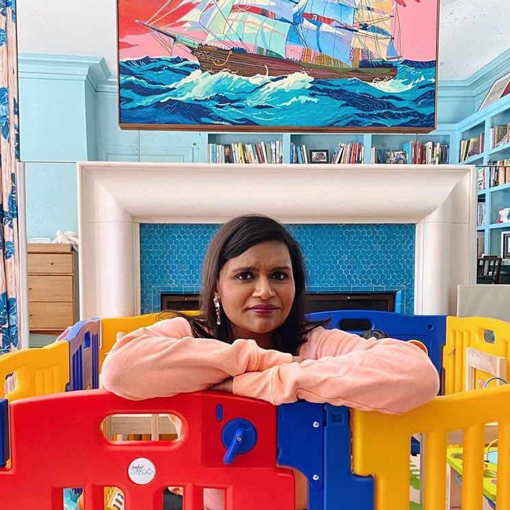 Mindy Kaling's LA mansion is one of the most colourful homes you'll ever see
