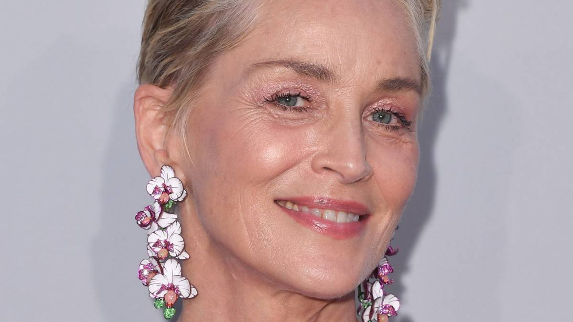 Sharon Stone opens the doors to her glamorous LA home - and her foyer is incredible