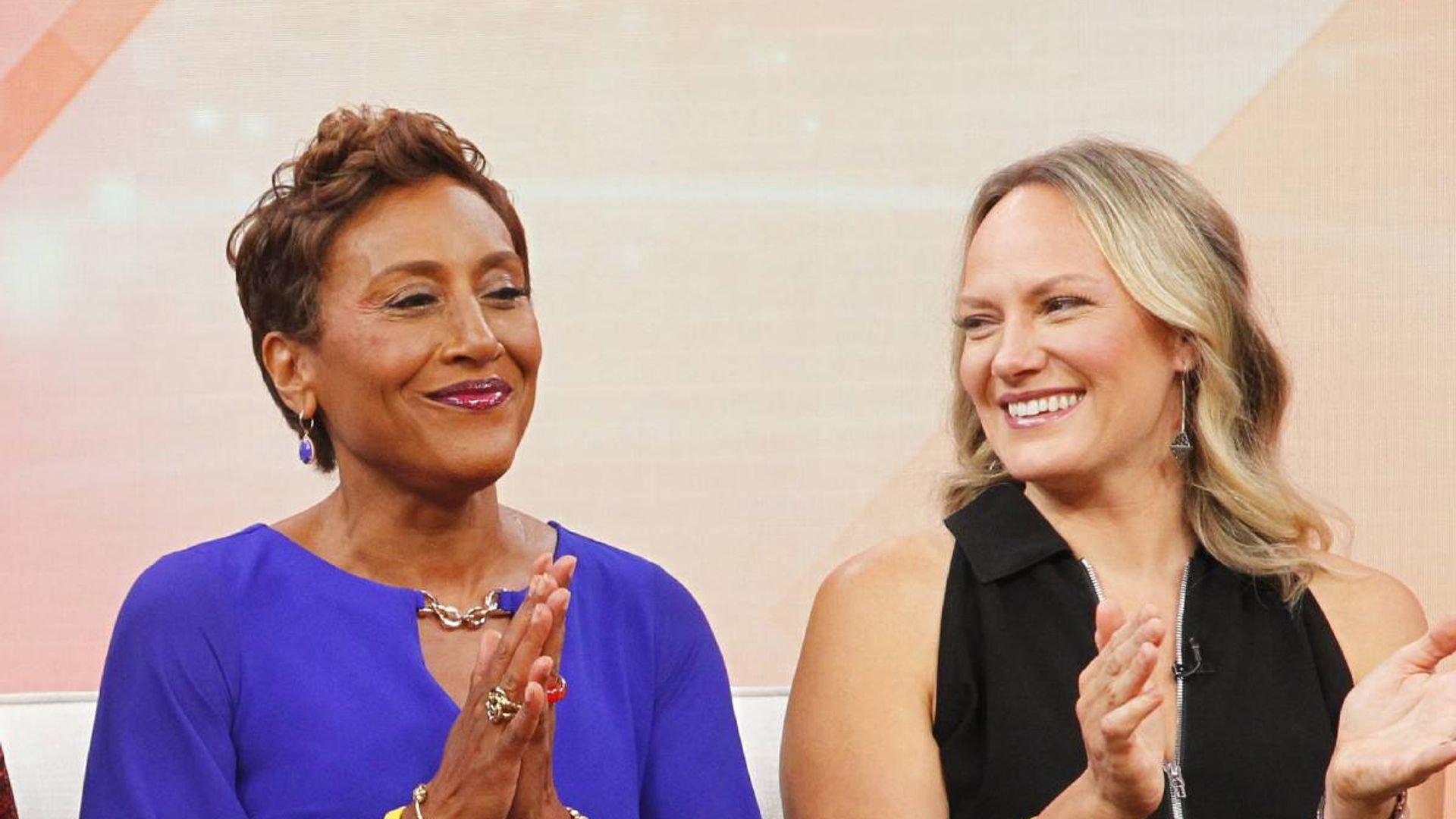 Robin Roberts' partner Amber showcases her dance moves inside their impressive NY penthouse