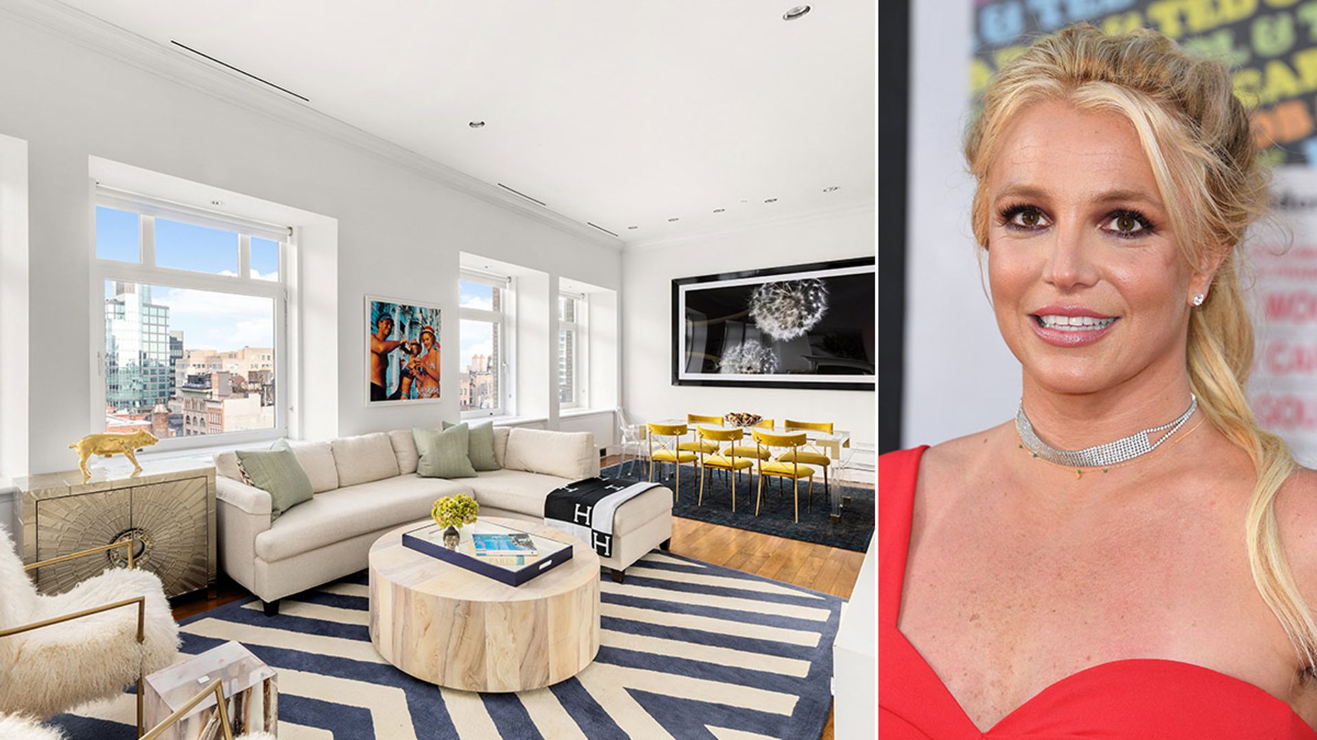 Britney Spears and Cher both lived in this $6.9million New York penthouse - photos