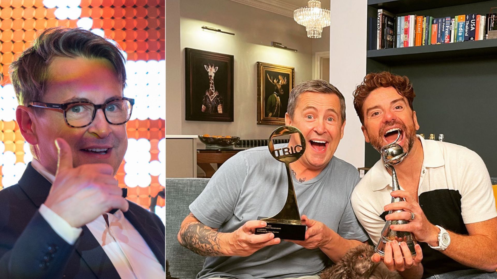 Gogglebox's Stephen Webb's technicoloured home with husband Daniel where he's recovering