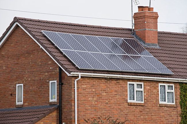 House-solar-panels