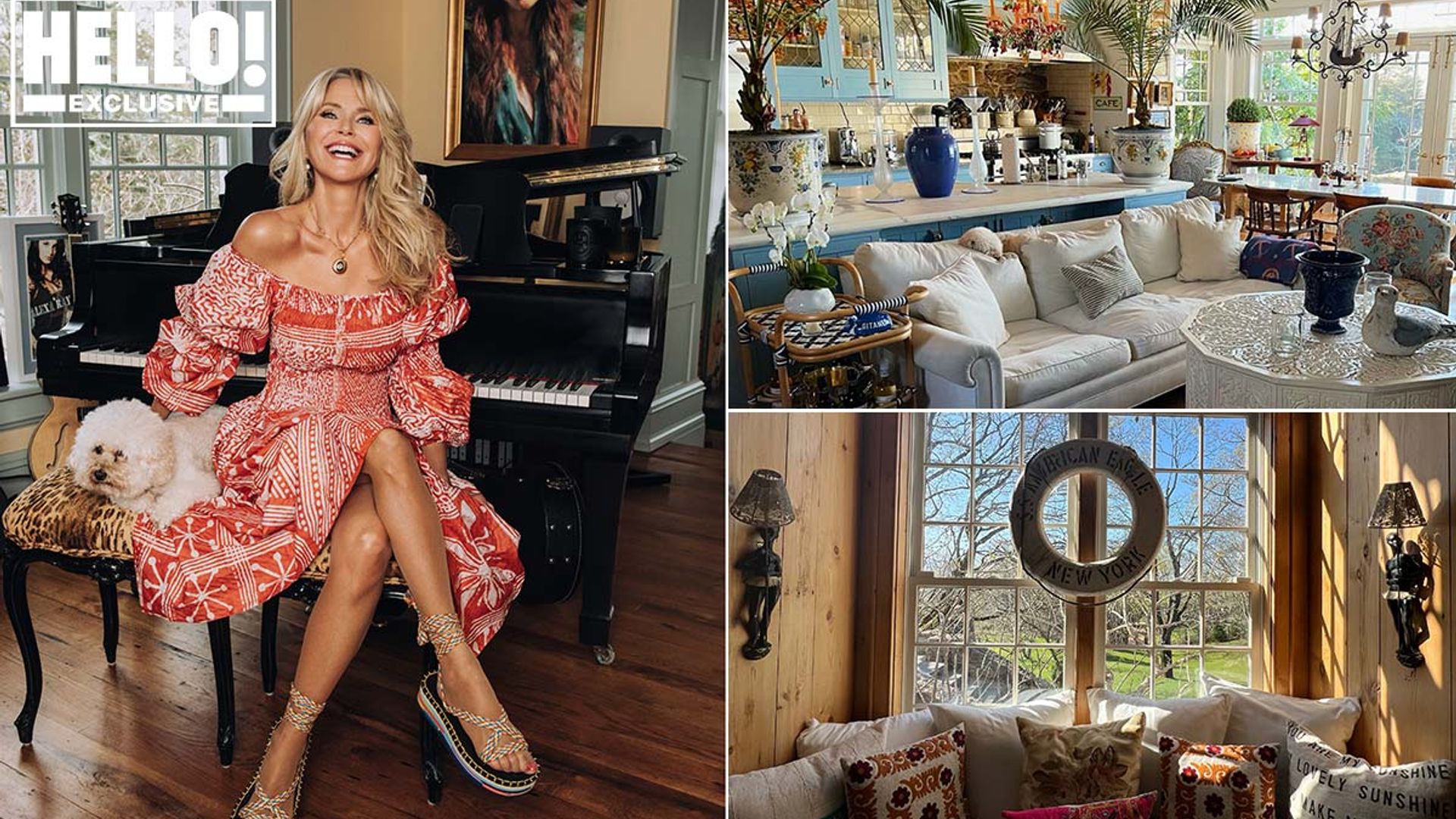 Inside Christie Brinkley's breathtaking Hamptons home
