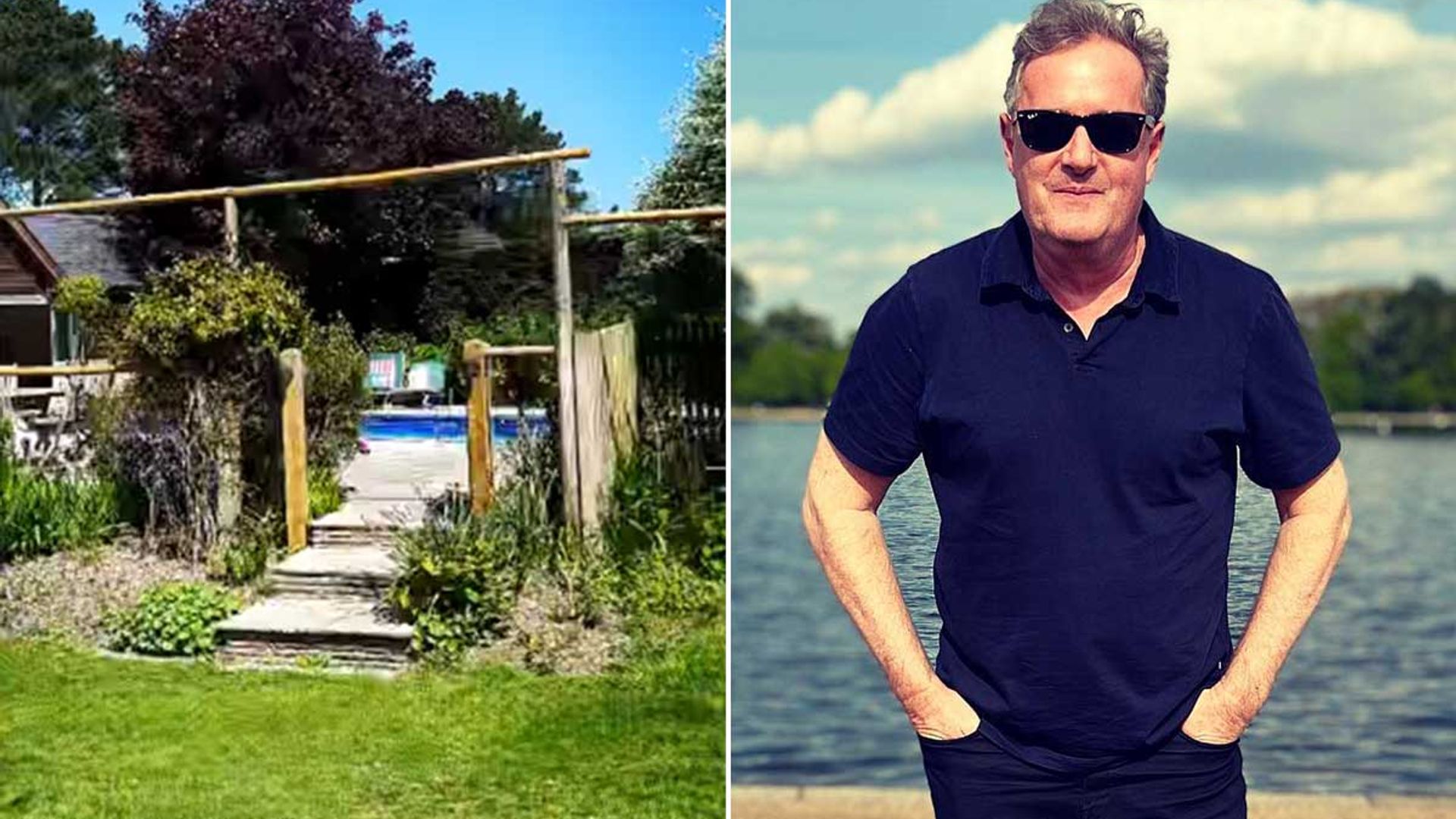 Piers Morgan's jaw-dropping garden at Sussex mansion could be a golf course – watch