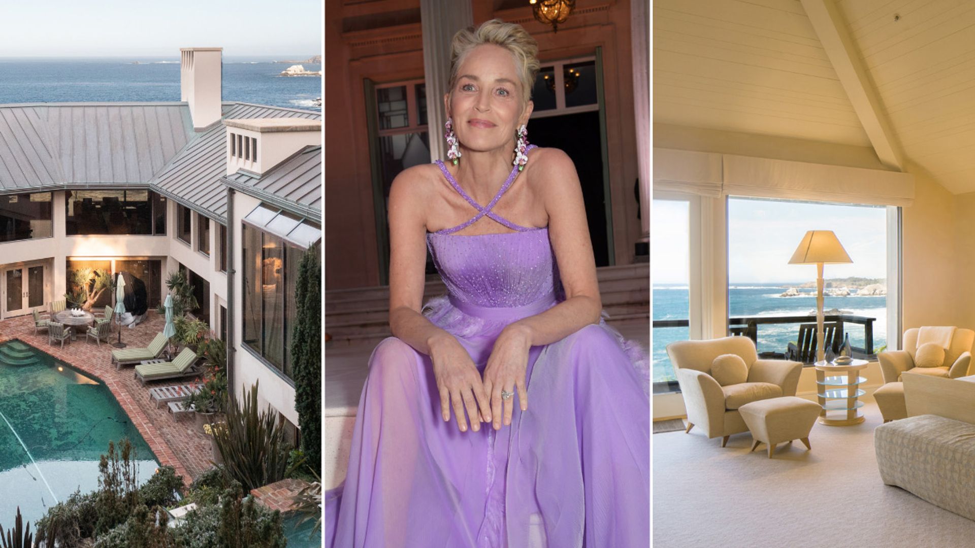 Tour Sharon Stone's former $39m oceanfront mansion