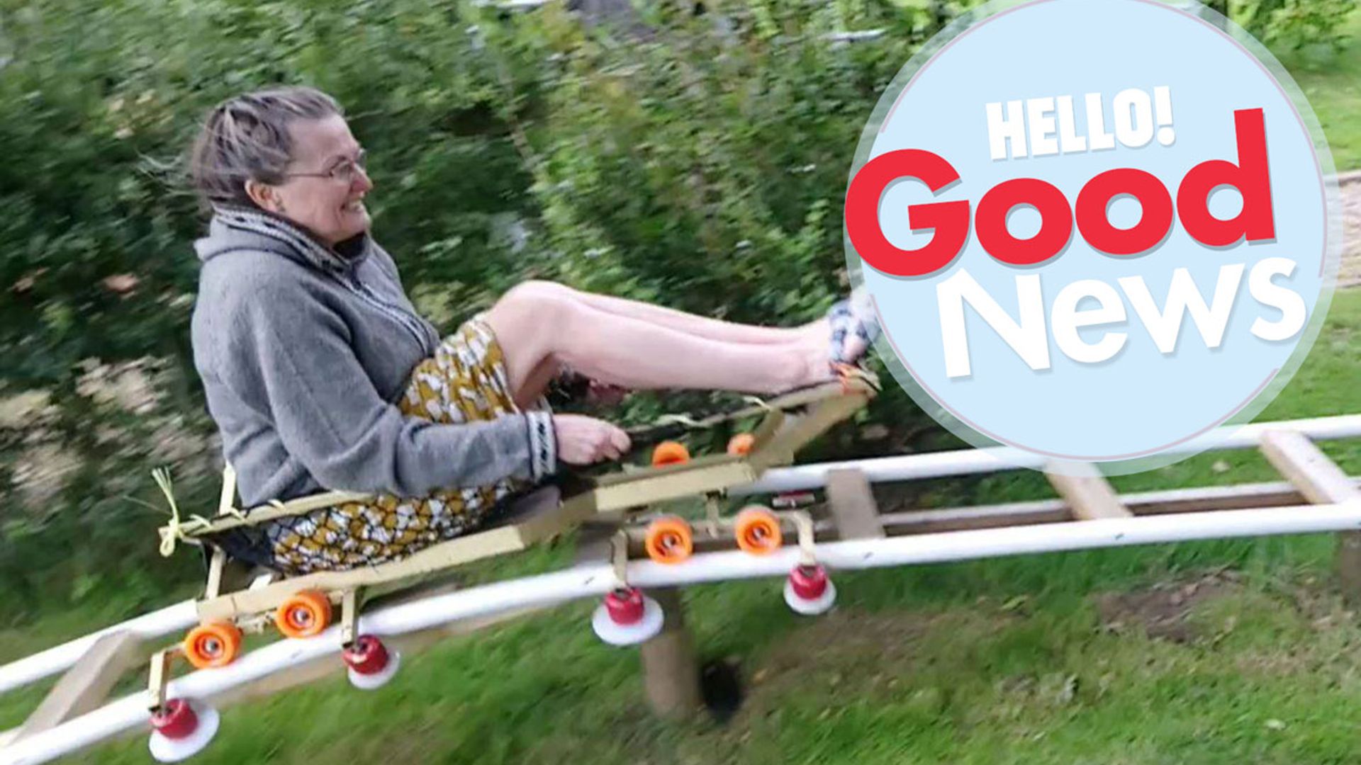 Uncle makes nephew's dreams come true by building a rollercoaster in his garden