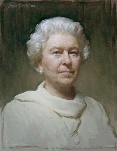 new portrait of the queen is unveiled days after her 84th