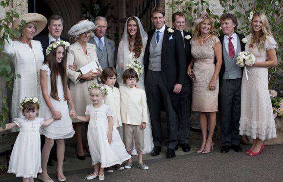 Camilla overjoyed at the society wedding of her millionaire nephew Ben Elliot