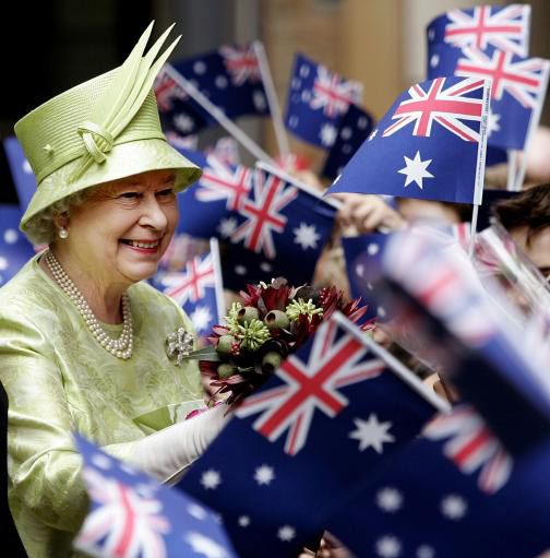 queen elizabeth visits to australia
