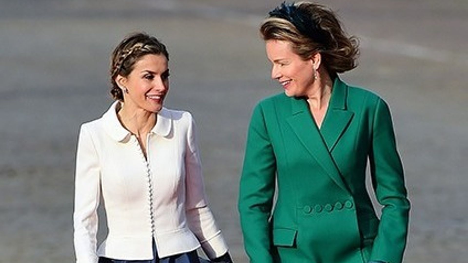 Queen Letizia of Spain makes stylish visit to Luxembourg and Brussels