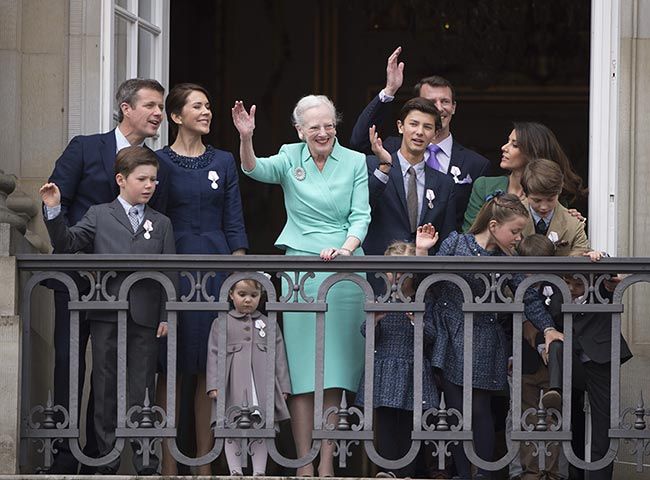 Queen Margrethe joined by family for 75th birthday lunch | HELLO!