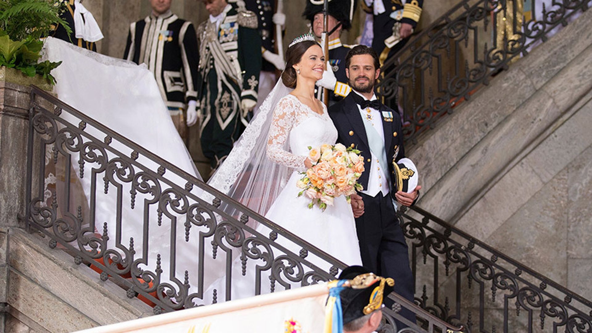 Princess Sofia of Sweden's stunning wedding gown: all the details