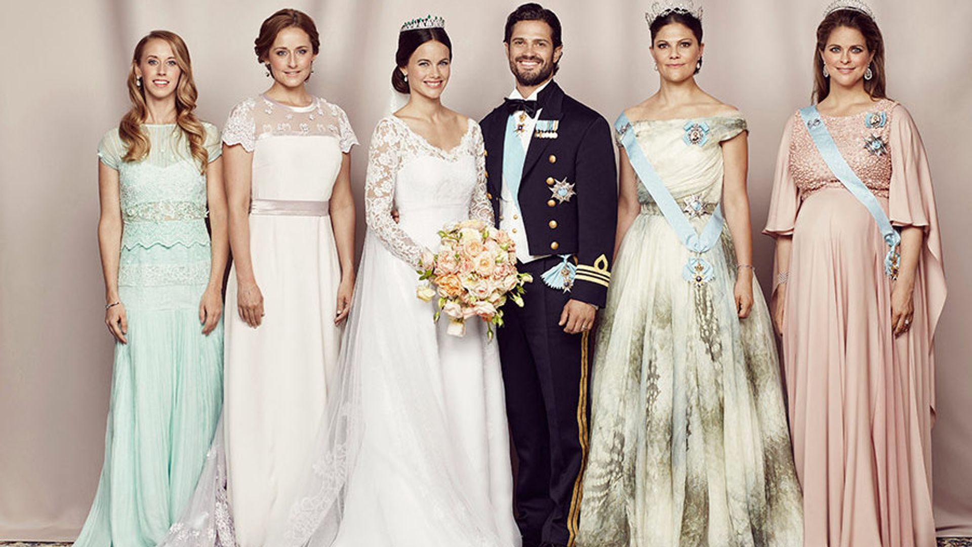 Sweden's Prince Carl Philip and Princess Sofia share official wedding photos