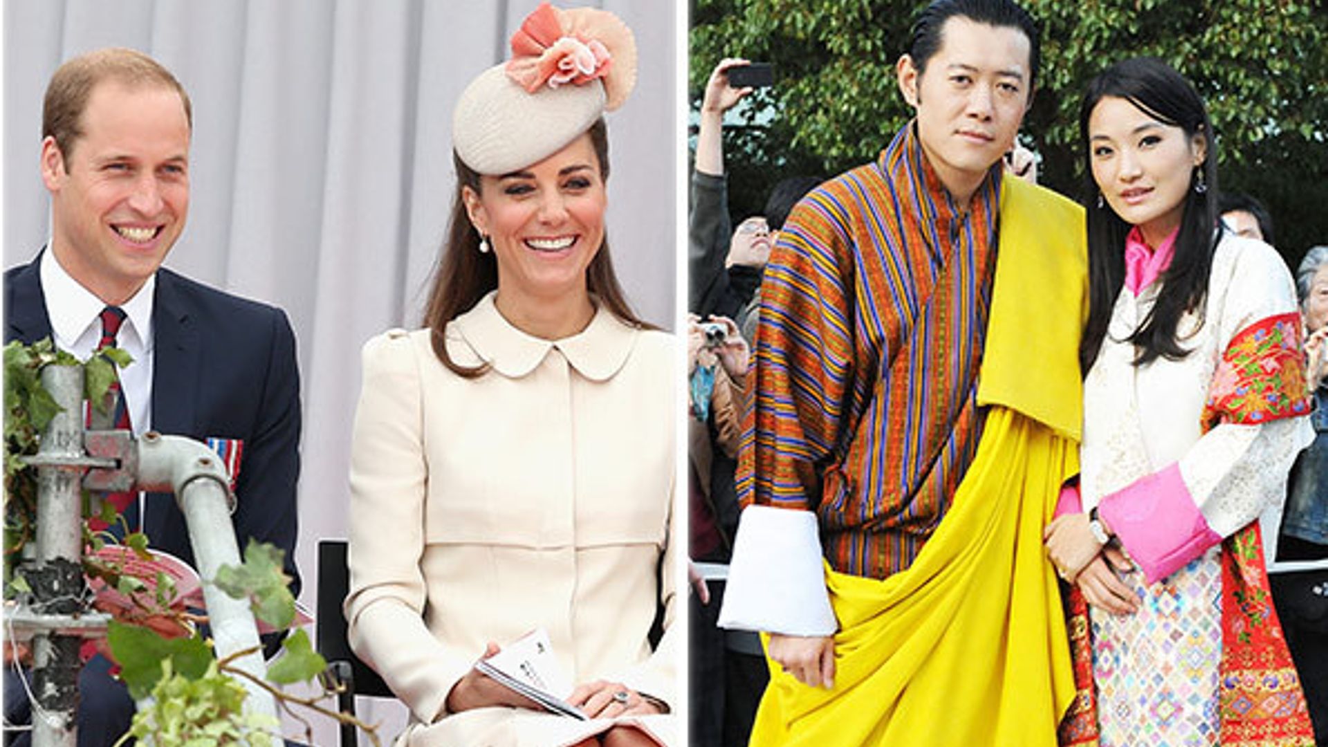 The Duke and Duchess of Cambridge to meet the King and Queen of Bhutan (the Will and Kate of the Himalayas)