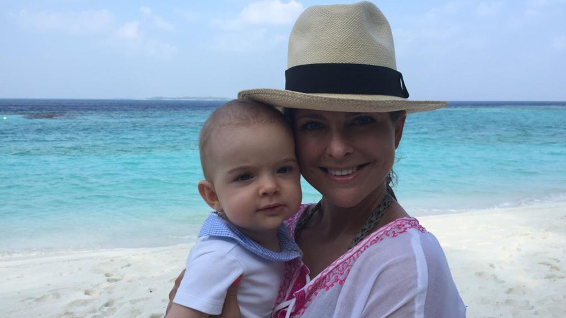 Sweden's Princess Madeleine soaks up family time in the Maldives