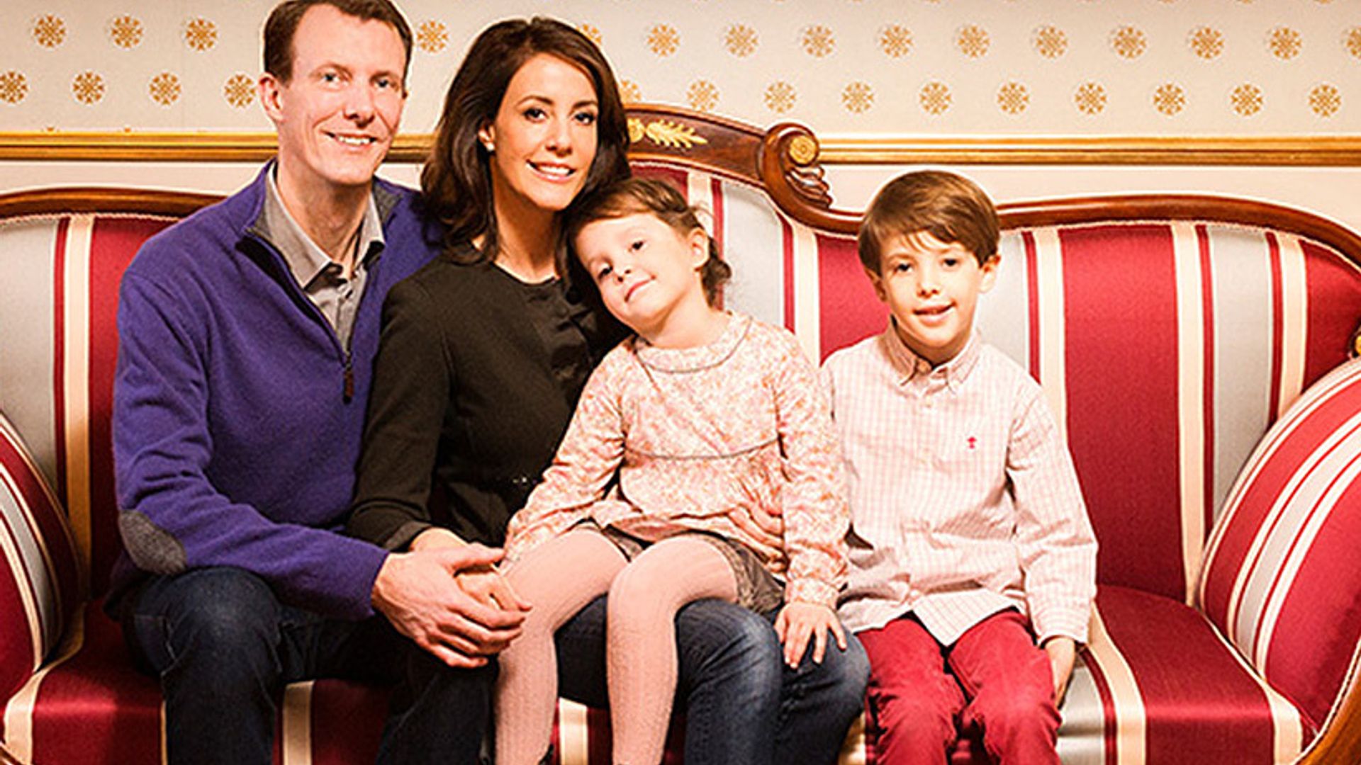 HELLO! photos of Denmark's Princess Marie and family feature on Danish palace website