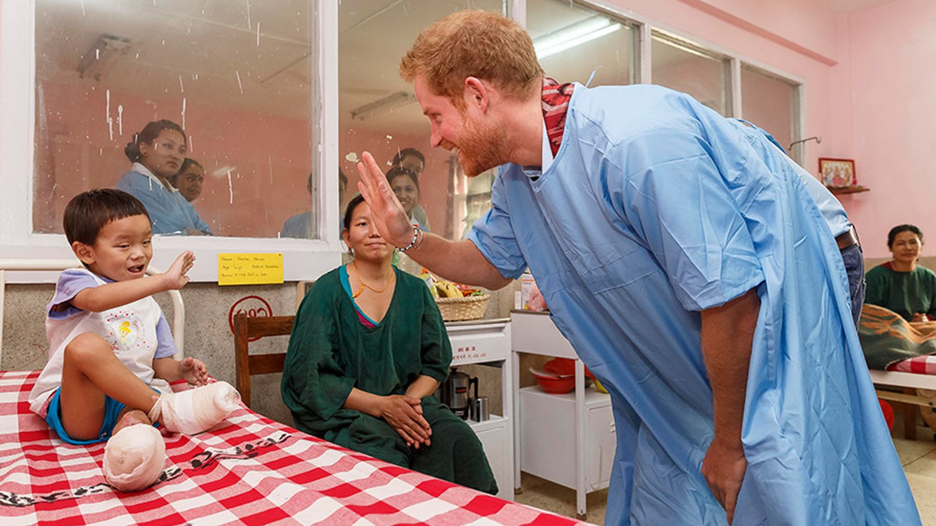 Prince Harry extends his trip in Nepal to help rebuild a school