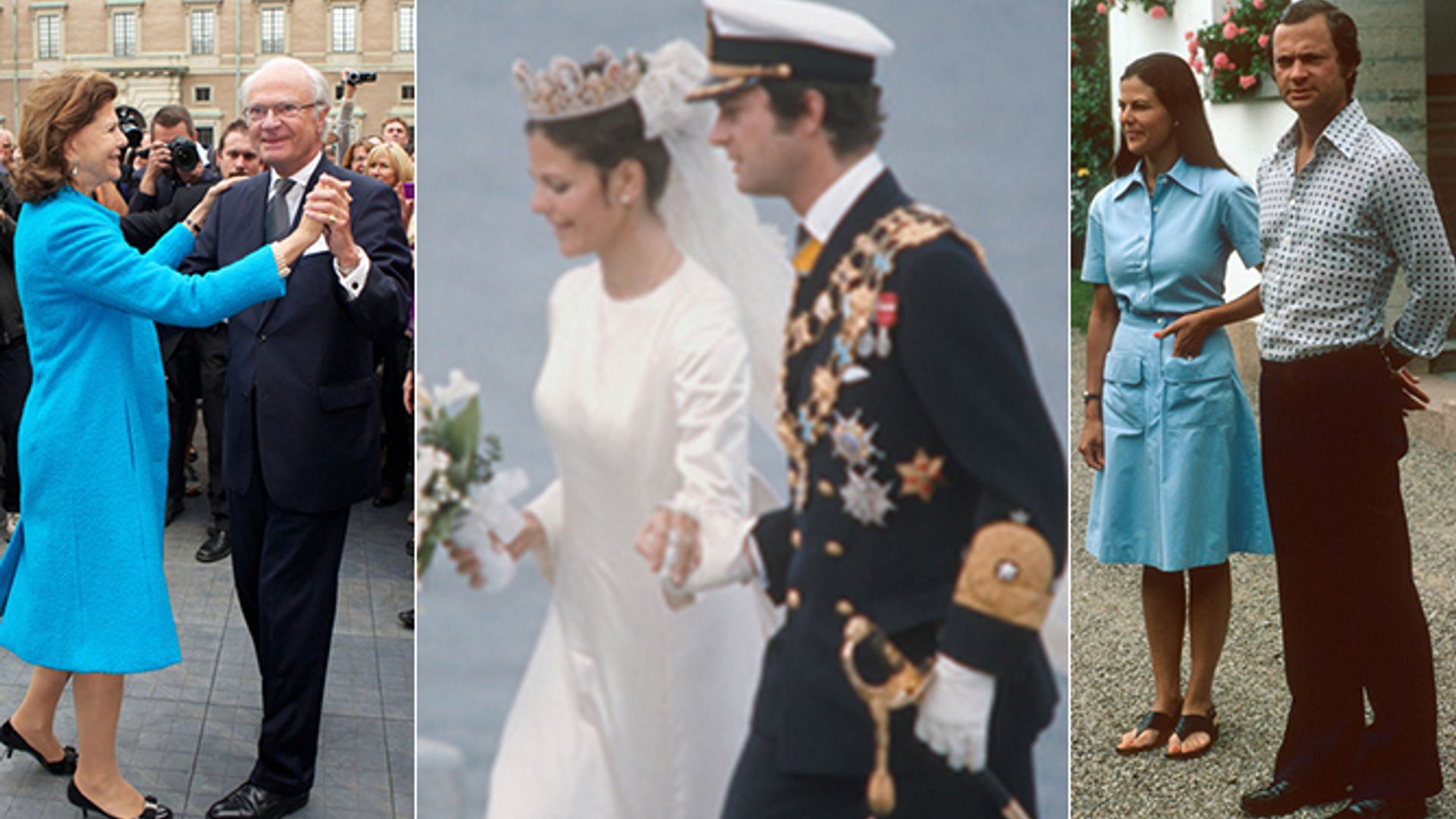 King Carl XVI Gustaf and Queen Silvia of Sweden's loving moments