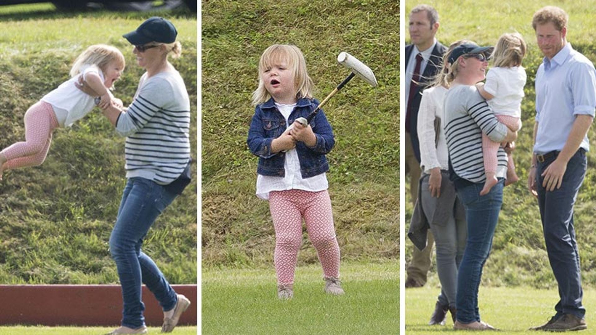 Mia Tindall steals show at charity polo match