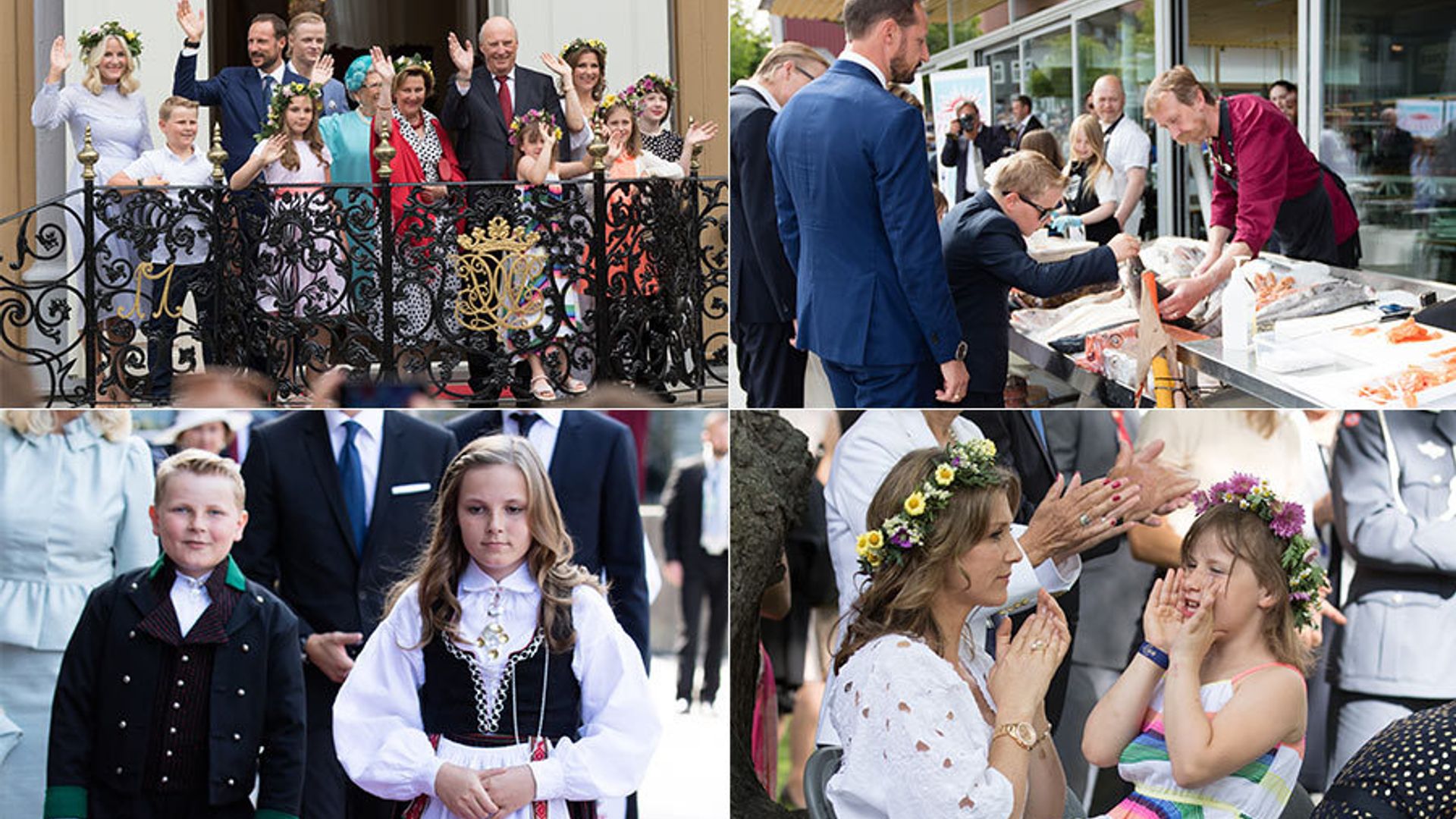 Norwegian royals celebrate King Harald's 25 years on the throne