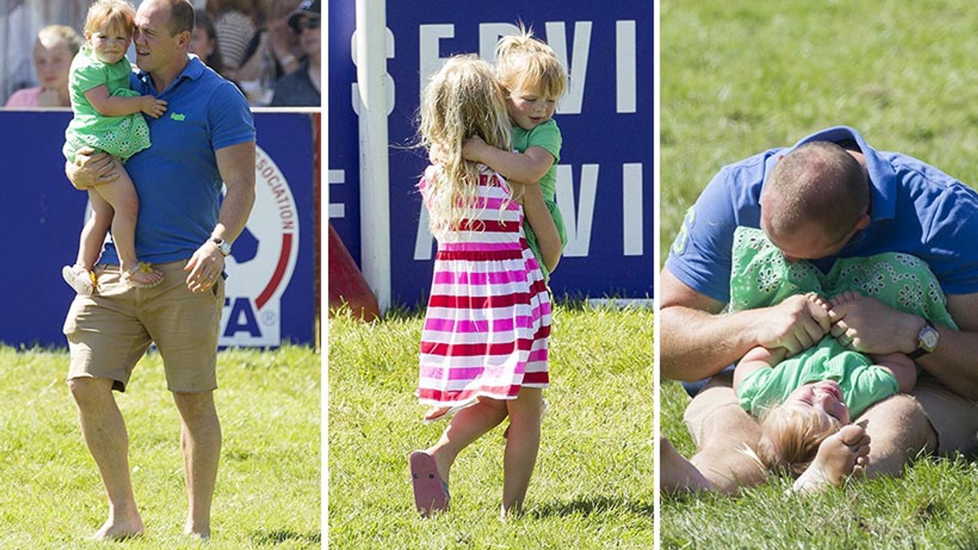 Adorable Mia Tindall spends day with family at horse festival