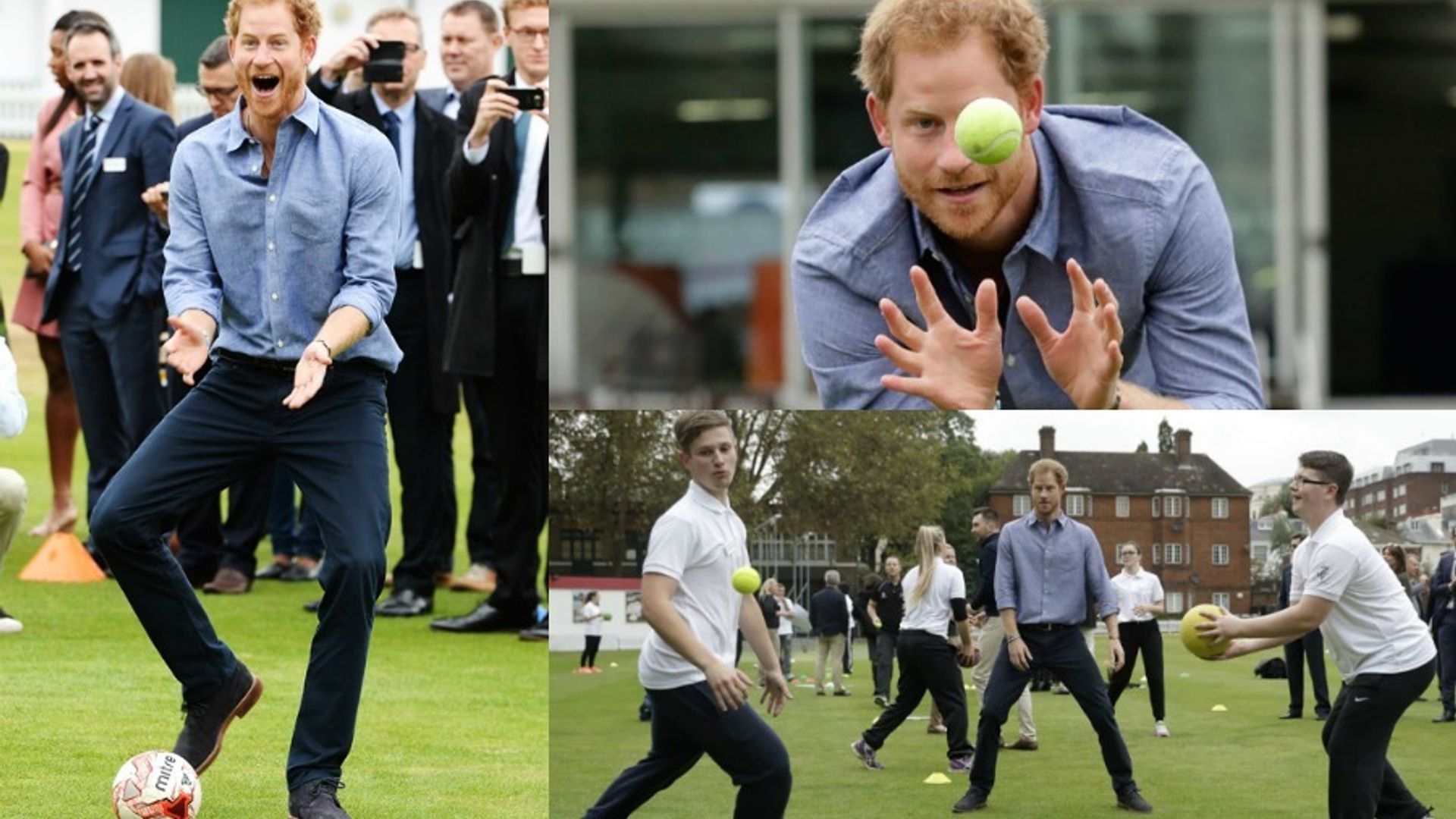 The best photos from Prince Harry's sporty engagement