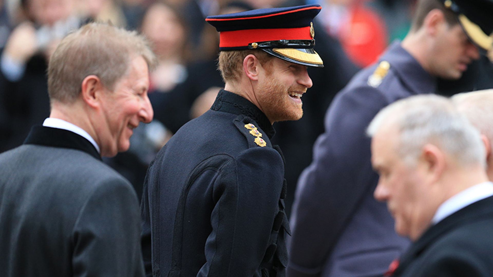 Prince Harry returns to the spotlight for Remembrance Day event