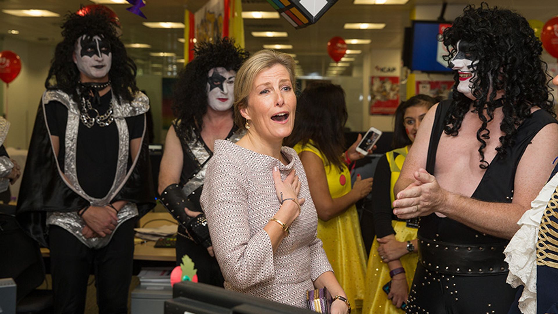 Sophie Wessex takes to the trading floor for charity: 'That was so easy!'