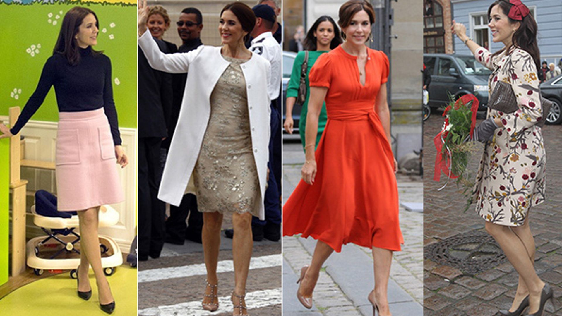 As Crown Princess Mary of Denmark turns 45, we look back on her most stylish moments