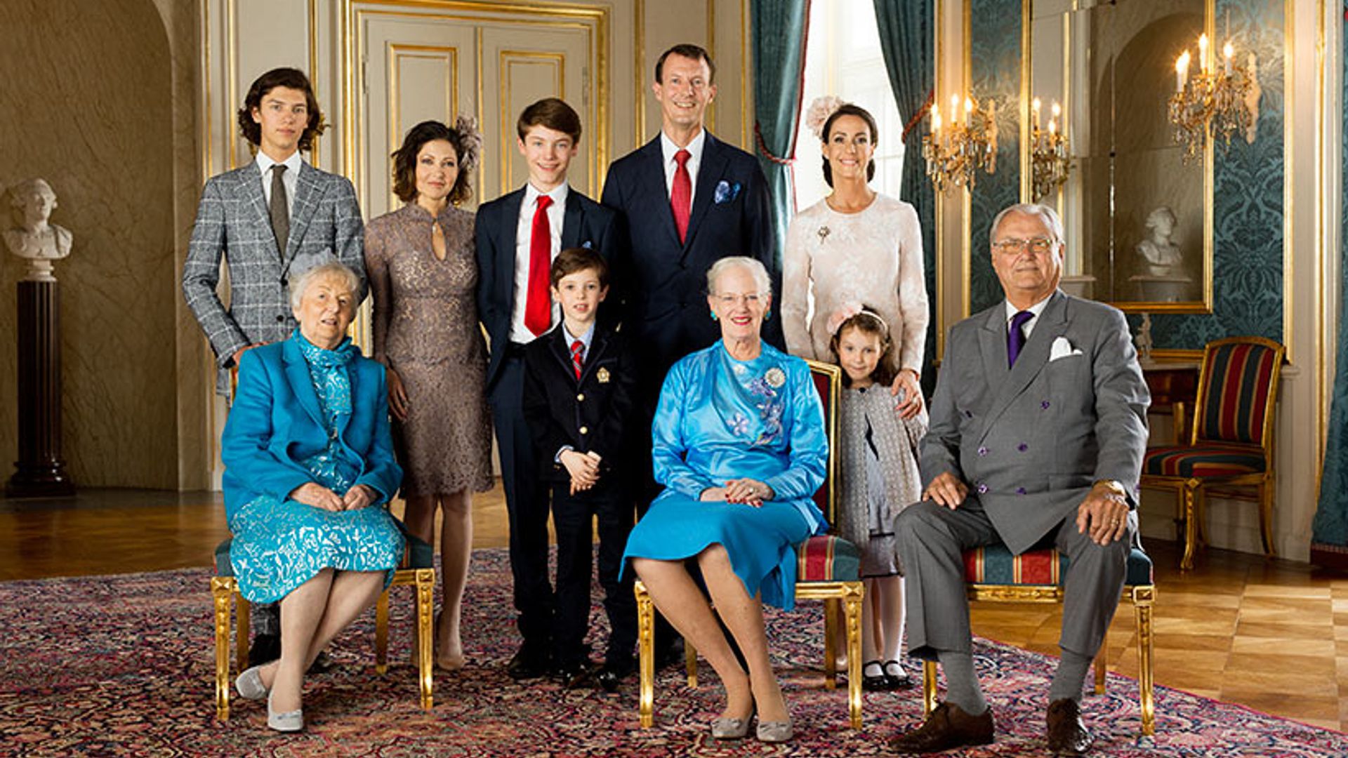 Danish royal family reunited at Prince Felix's confirmation | HELLO!