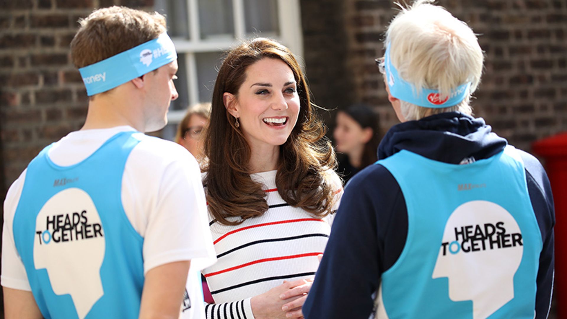 Kate hosts London Marathon runners at Kensington Palace