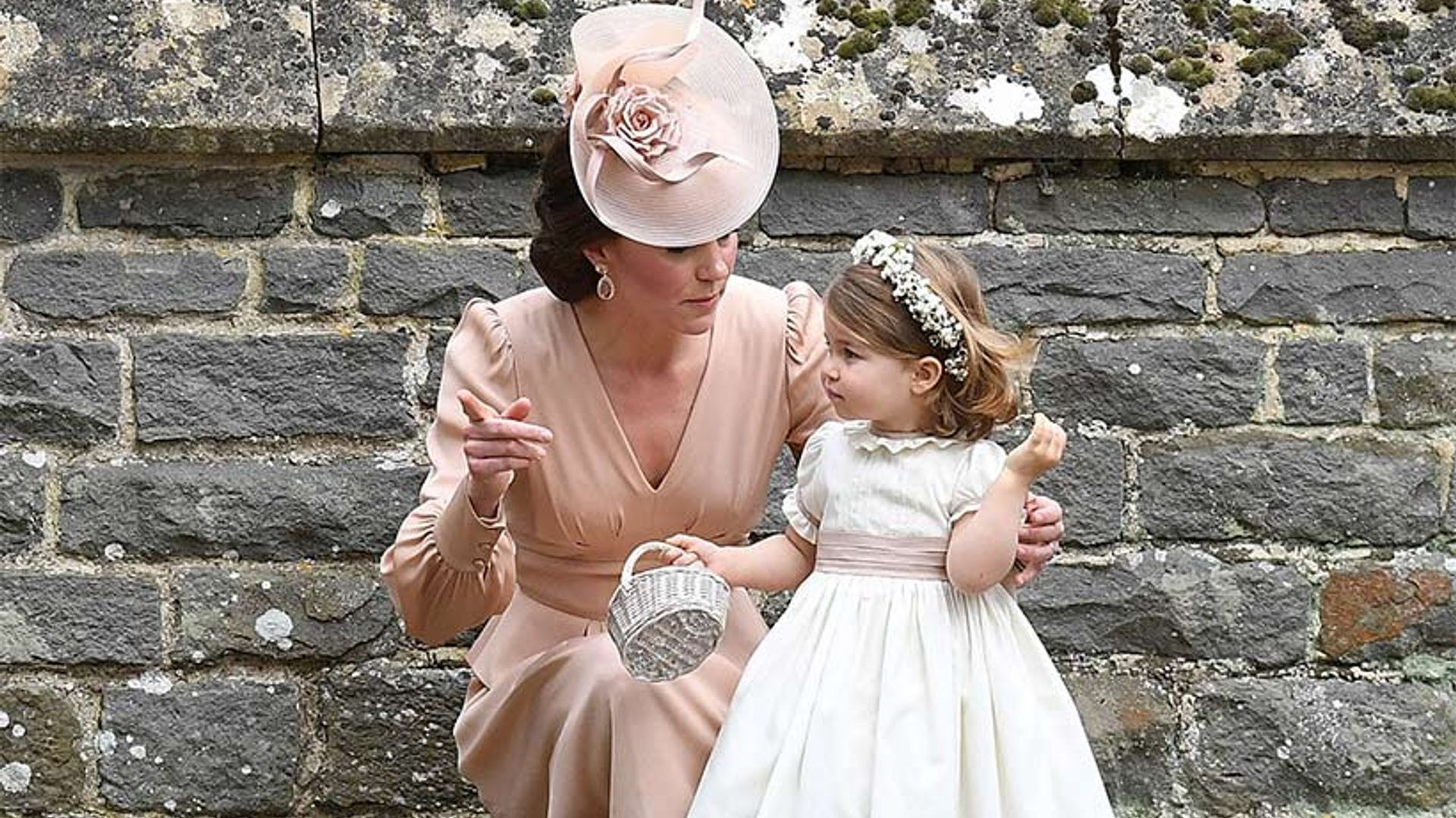 Duchess Kate on mummy duty at sister Pippa Middleton's wedding